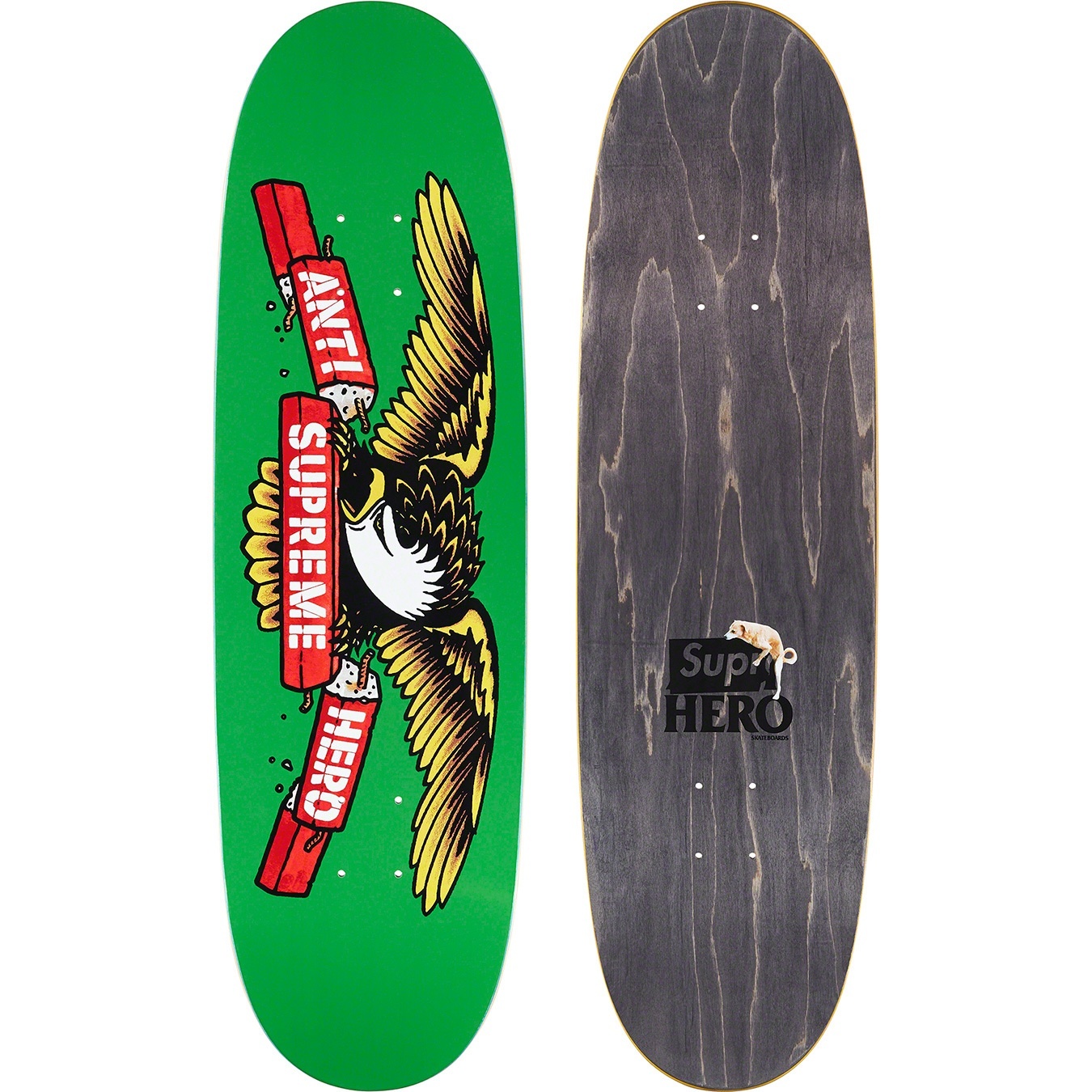 Supreme®/ANTIHERO® Curbs Skateboard view 2